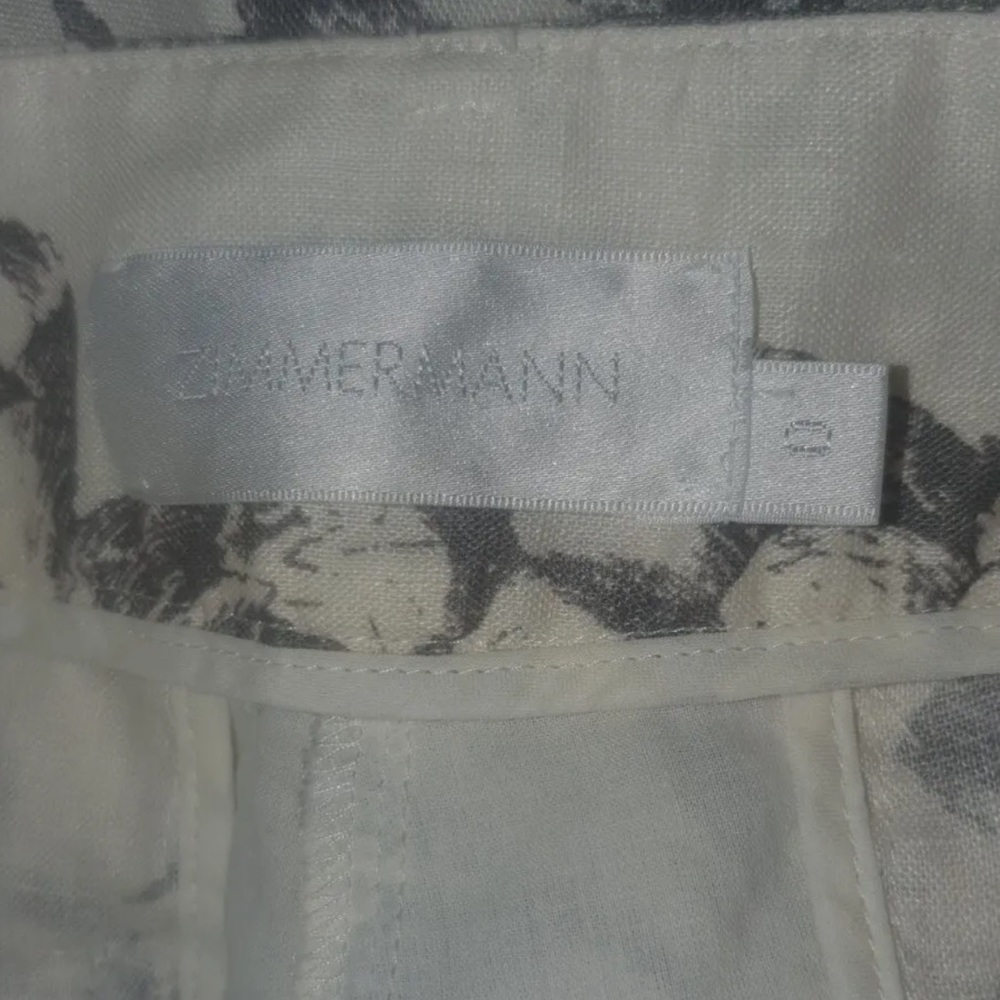 ZIMMERMANN WAYFARER SET, SHORTS AND TSHIRT, PINEAPPLE PRINT SIZE 0 - Picture 6 of 7